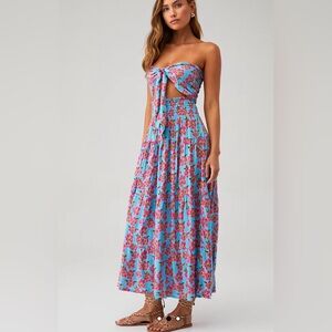 Tiare Hawaii Moana Maxi Dress - Poipu Turquoise / One Size